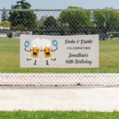 アニメおもしろいビアマグのピクレパーソナライズされたボール 横断幕 (インサイチュ)