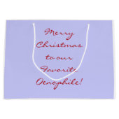 アニメおもしろいピエロオープンボトルのワイン ラージペーパーバッグ (正面)