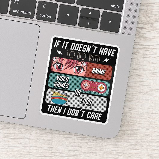 アニメおもしろいファン向け食べ物とビデオゲームの恋人ギフト シール (詳細)