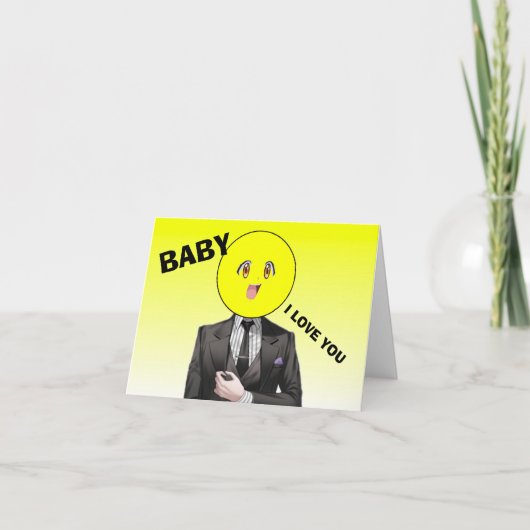 アニメおもしろいラブユーモア カード (正面)