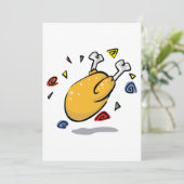 アニメおもしろいローストチキンの落下 招待状 (スタンド正面)