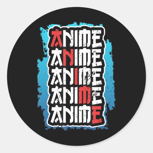 アニメおもしろい恋人引用文コスプレオタクweebかわいい ラウンドシール (正面)