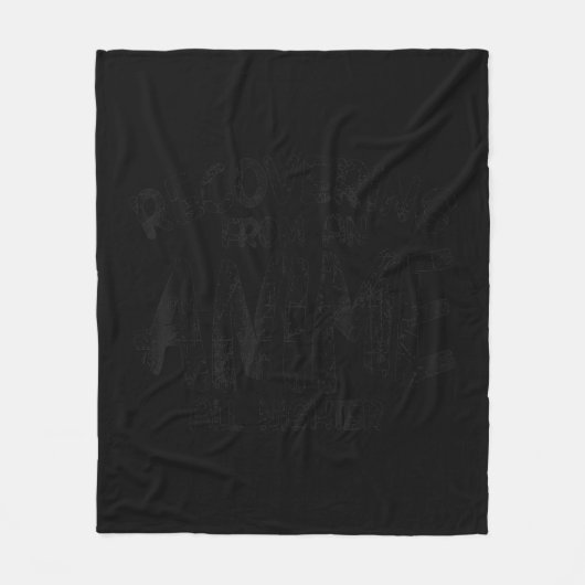 アニメから回復オールナイトアニメマンガK フリースブランケット (正面)