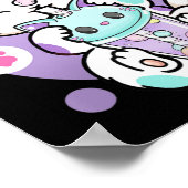 アニメかわいいキャットボバブルティーネコボバティーキャット ポスター (角)