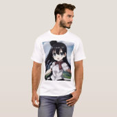 アニメかわいい女の子Tシャツ Tシャツ (正面フル)