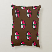 アニメかわいい寿司、フィッシュライス&ワカメ アクセントクッション (裏面(縦))