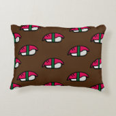 アニメかわいい寿司、フィッシュライス&ワカメ アクセントクッション (裏面)