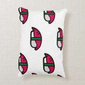 アニメかわいい寿司、フィッシュライス&ワカメ アクセントクッション (裏面(縦))