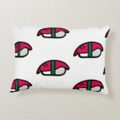 アニメかわいい寿司、フィッシュライス&ワカメ アクセントクッション (裏面)