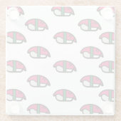 アニメかわいい寿司、フィッシュライス&ワカメ ガラスコースター (裏面)