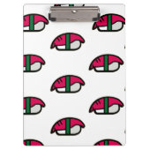 アニメかわいい寿司、フィッシュライス&ワカメ クリップボード (正面)