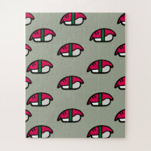 アニメかわいい寿司、フィッシュライス&ワカメ