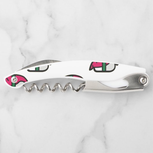 アニメかわいい寿司、フィッシュライス&ワカメ ソムリエナイフ (裏面)