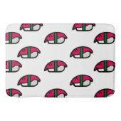 アニメかわいい寿司、フィッシュライス&ワカメ バスマット (正面)