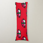 アニメかわいい寿司、フィッシュライス&ワカメ ボディピロー (正面縦)