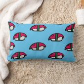 アニメかわいい寿司、フィッシュライス&ワカメ ランバークッション (ブランケット)