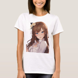 アニメかわいい日本のかわいいマンガ大宅女子 Tシャツ