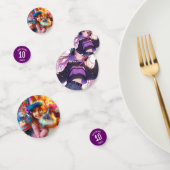 アニメかわいらしガールパーソナライズされた誕生日 コンフェッティ (グループ)