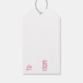 アニメかわいらしガールボーリング誕生会 ギフトタグ (裏面)