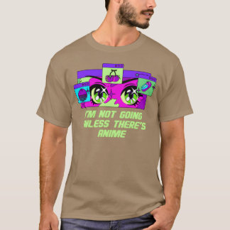 アニメがなければ行きません アニメ好きな人限定 L Tシャツ