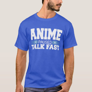 アニメが一時停止中 早口アニメ好き少年 Tシャツ