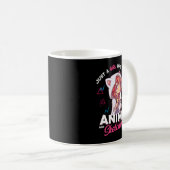 アニメが大好きでオタクを描くのが大好きな女の子 コーヒーマグカップ (正面右)