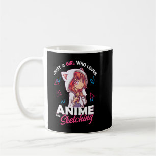 アニメが大好きでオタクを描くのが大好きな女の子 コーヒーマグカップ