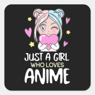 アニメが大好きな女の子だけのマンガスケッチハート スクエアシール