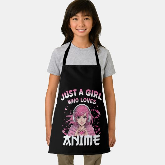 アニメが大好きな女の子 エプロン (インサイチュ)