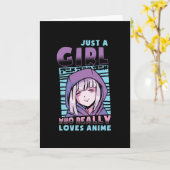 アニメが大好きな女の子 カード (黄色い花)