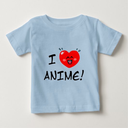 アニメが大好き ベビーTシャツ (正面)