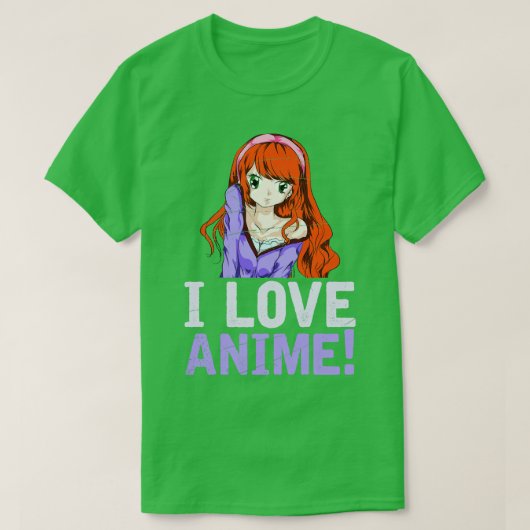 アニメが大好き Tシャツ (デザイン正面)