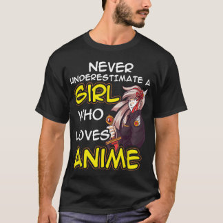 アニメが好きな女性や女子のためのかわいいアニメ レトロ Tシャツ