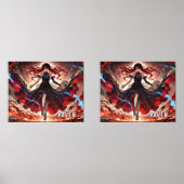 アニメが炎を駆り立て、嵐を受け入れカスタムる (正面)