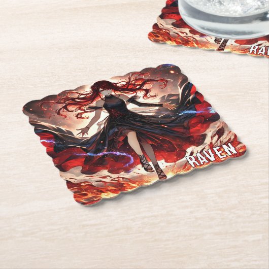 アニメが炎を駆り立て、嵐を受け入れカスタムる ペーパーコースター (アングル)