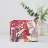 アニメきつねガールポストカード ポストカード (スタンド正面)