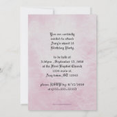 アニメこうもりガールゴシックファンタジースウィート16誕生日 招待状 (裏面)