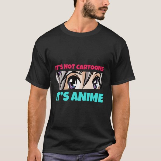 アニメじゃないアニメマンガオタクおもしろいギルだ Tシャツ (正面)