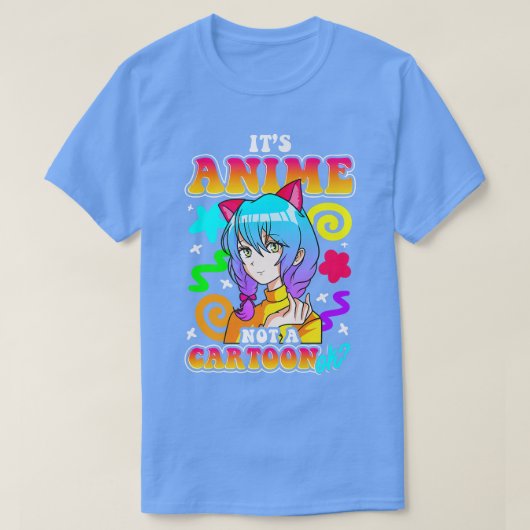 アニメじゃない子どもアニメかわいいJapan T Tシャツ (デザイン正面)