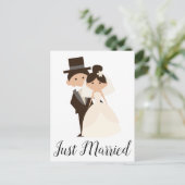 アニメたった今結婚しました新婦結婚ズ 案内ポストカード (スタンド正面)