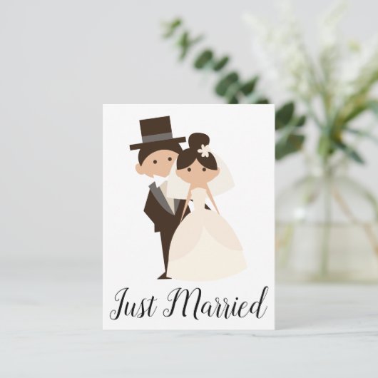 アニメたった今結婚しました新婦結婚ズ 案内ポストカード (スタンド正面)