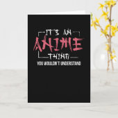 『アニメだ』 |アニメの恋人への贈り物 カード (黄色い花)