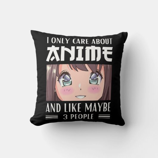 アニメとか好きっ気にての日本アニメガール クッション (正面)