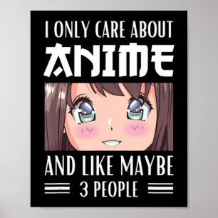 アニメとか好きっ気にての日本アニメガール ポスター