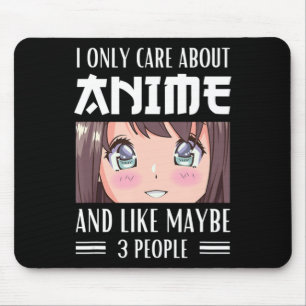 アニメとか好きっ気にての日本アニメガール マウスパッド