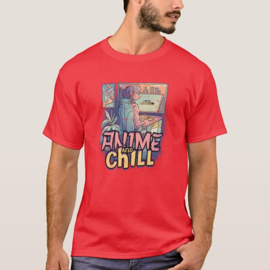 アニメとまったり アニメ Tシャツ (正面)