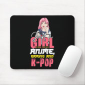 アニメとゲームが大好きな女の子 ギャルゲー マウスパッド (マウス)