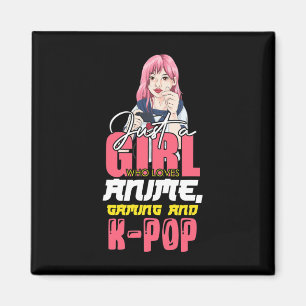 アニメとゲームが大好きな女の子 ギャルゲー マグネット