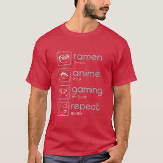 アニメとゲームの日常の友達 Tシャツ