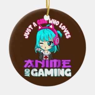 アニメとゲームチビ(小さくかわいく書いた感じ) セラミックオーナメント